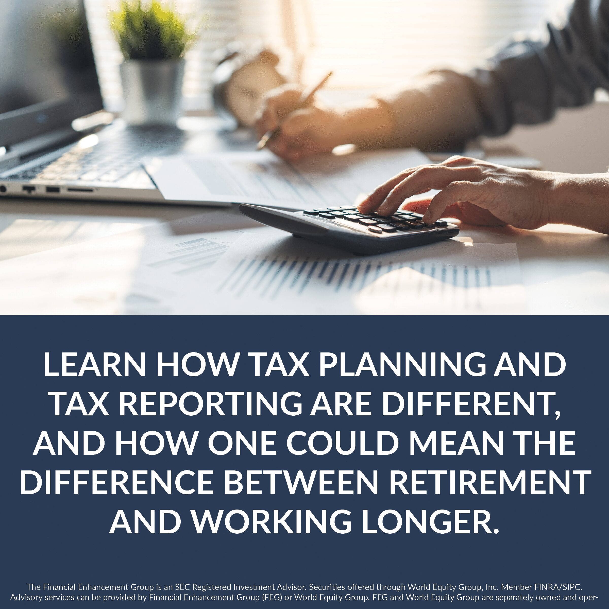 Tax Planning Vs Reporting